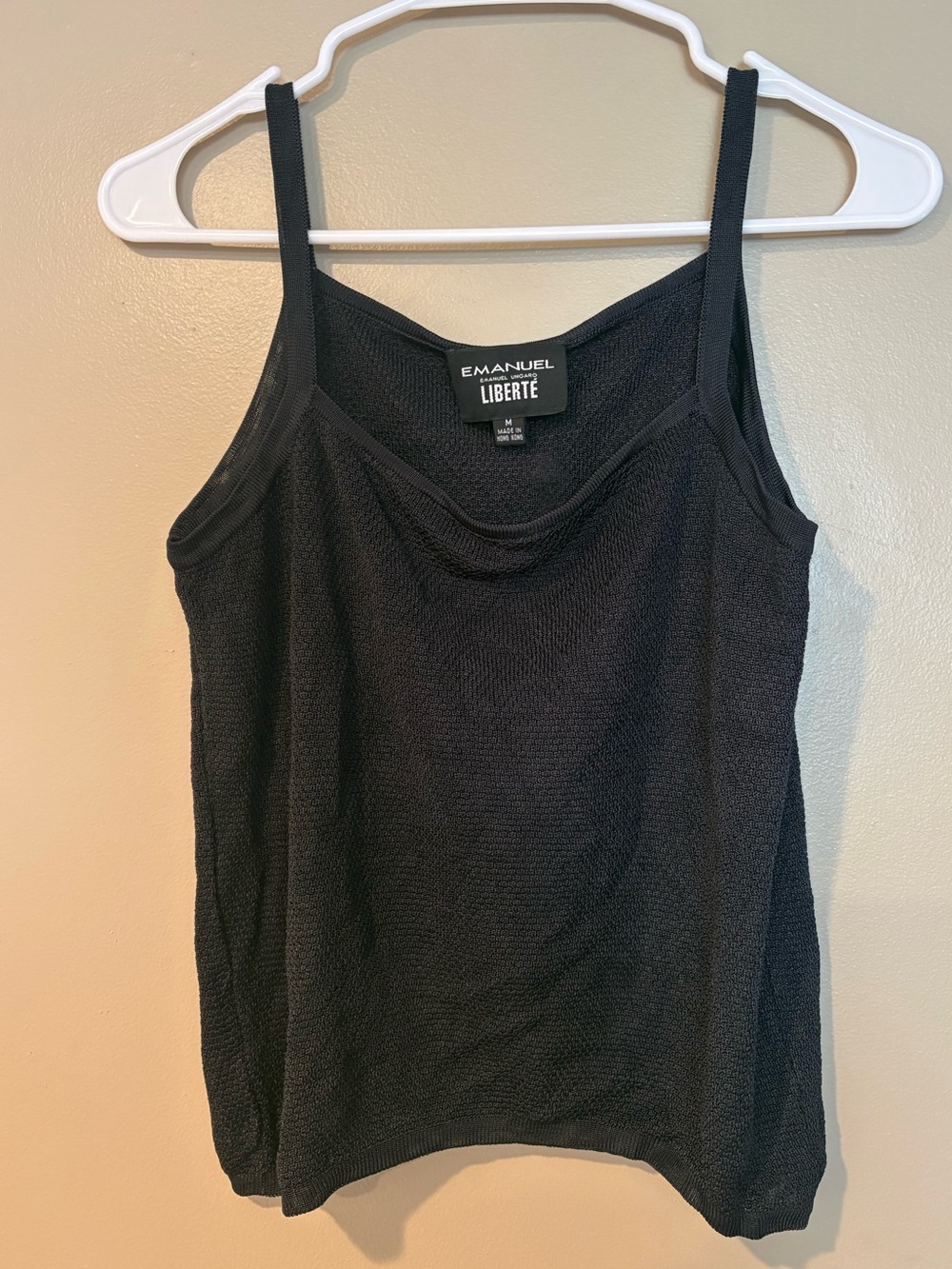 vintage designer lightweight open weave alt gothic tank top